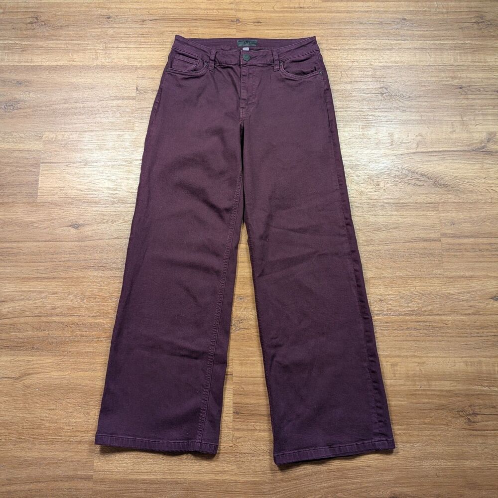 Kut from the Kloth Wide Leg Jeans Womens Size 6 Purple Colorful Statement